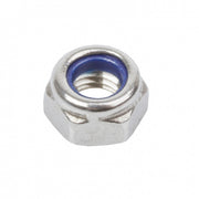 borgmoer M5 DIN 985 RVS zilver set 100 stuks