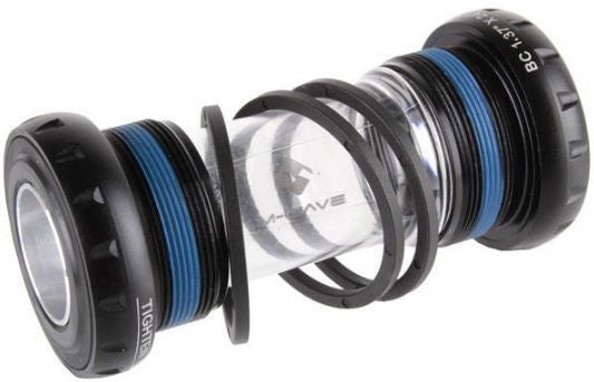 bottom bracket Sram BSA 68/73 x 41 mm zwart/transparant