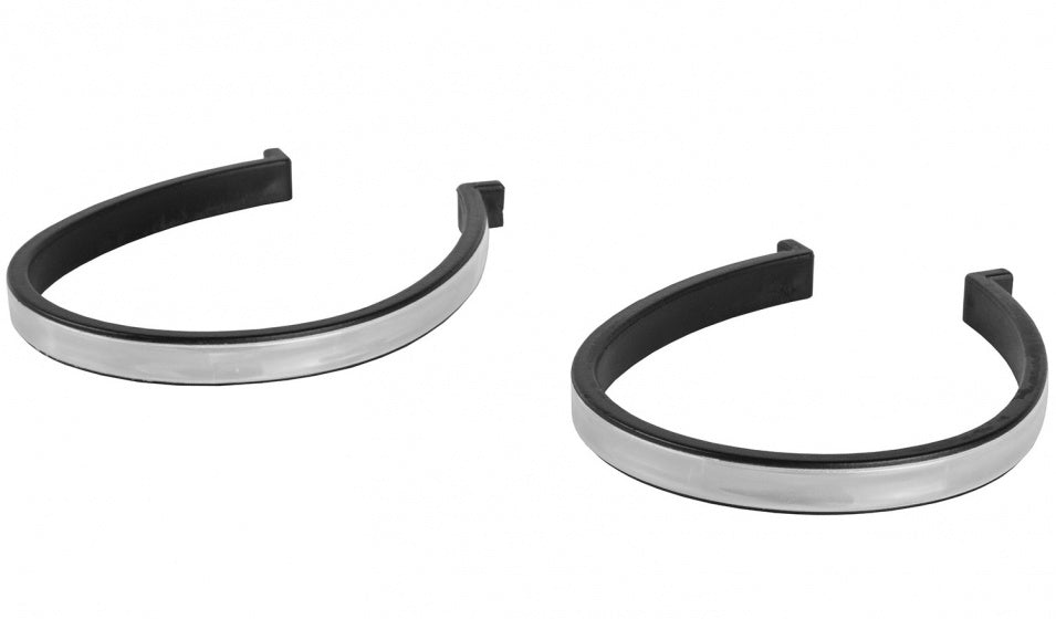 broekklemmen reflecterend zilver