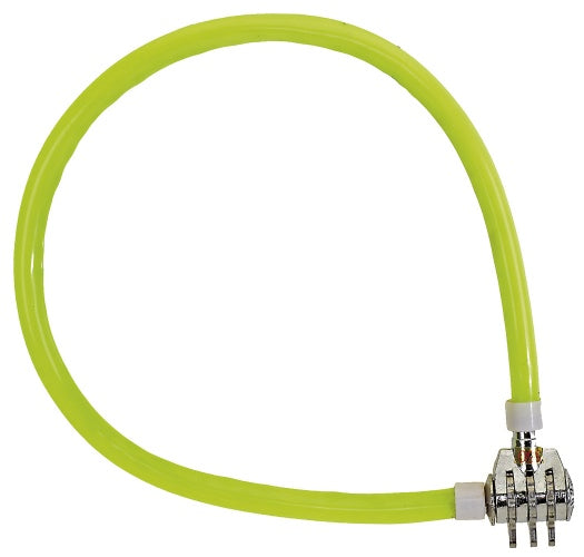Kabelslot cijfercombinatie 500 x 12 mm geel