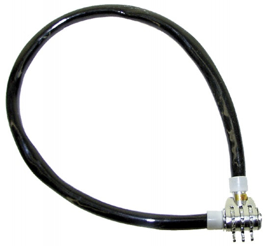 Kabelslot cijfercombinatie 500 x 12 mm zwart