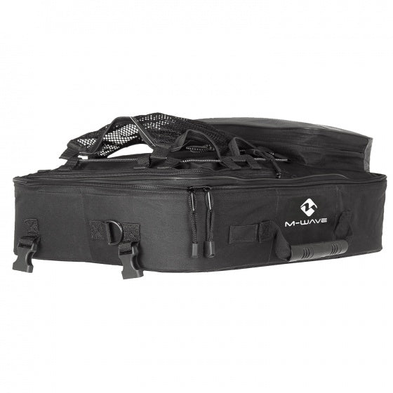 dubbele fietstas Amsterdam Triple 96 liter zwart