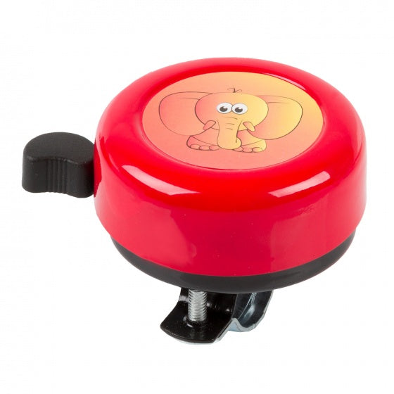 fietsbel Trill-Mix - olifant junior staal 54 mm rood