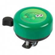 fietsbel Trill-Mix - schildpad junior staal 54 mm groen