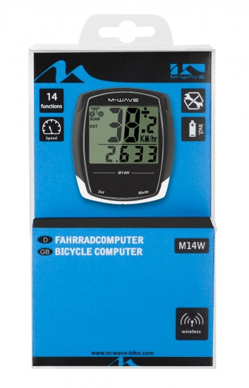 Fietscomputer 14 Functies Zwart