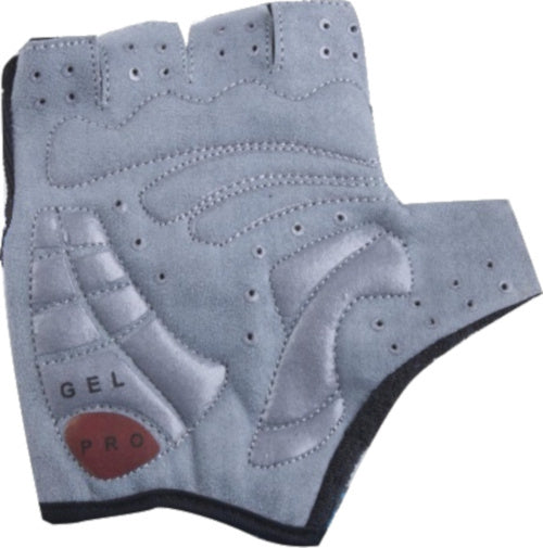 fietshandschoenen Gel Touch polyurethaan rood/zwart maat L