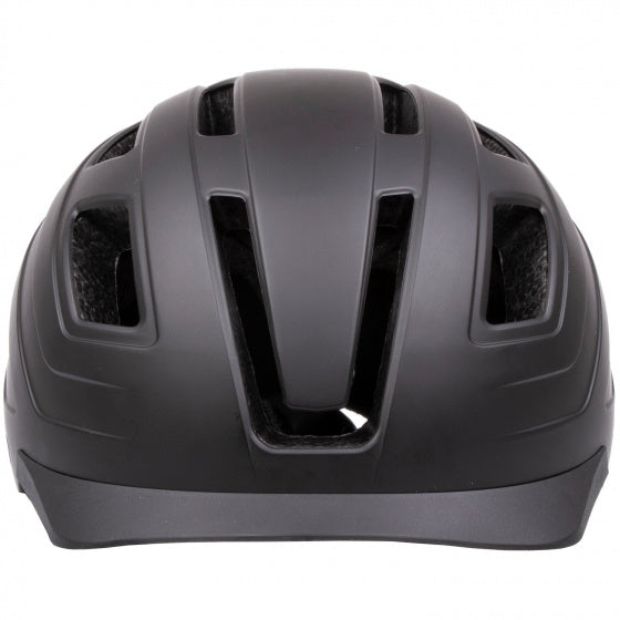 fietshelm Urban met licht ABS matzwart mt 59-61 cm