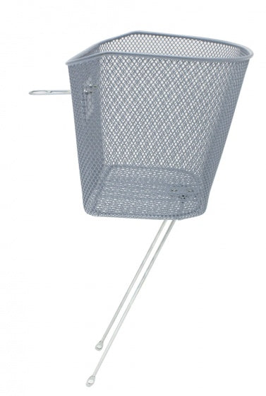 fietsmand 26-28 inch voor 19 liter zilver