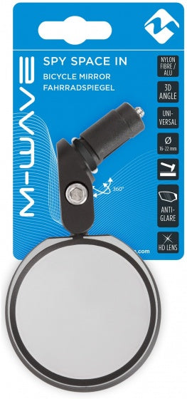 fietsspiegel 62 mm zwart