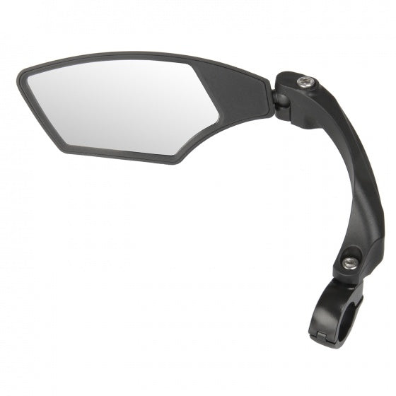 fietsspiegel links 110 x 55 mm zwart