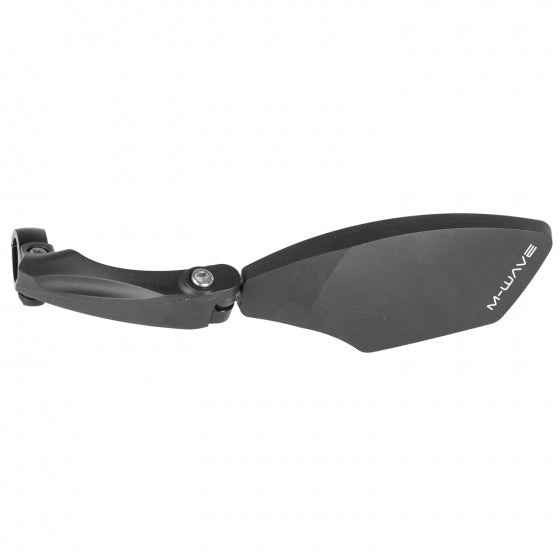 fietsspiegel links 110 x 55 mm zwart