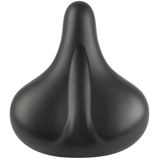 fietszadel Vacu City XL 261 x 223 mm elastomeer zwart