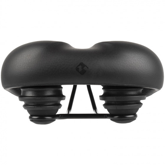 fietszadel Vacu City XL 261 x 223 mm elastomeer zwart