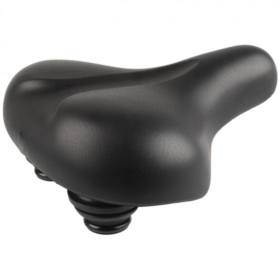 fietszadel Vacu City XL 261 x 223 mm elastomeer zwart