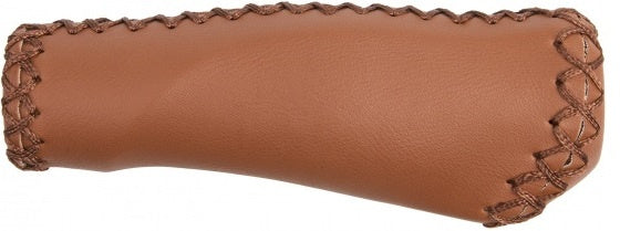 handvatten Ergonomic 125 mm kunstleer bruin per set