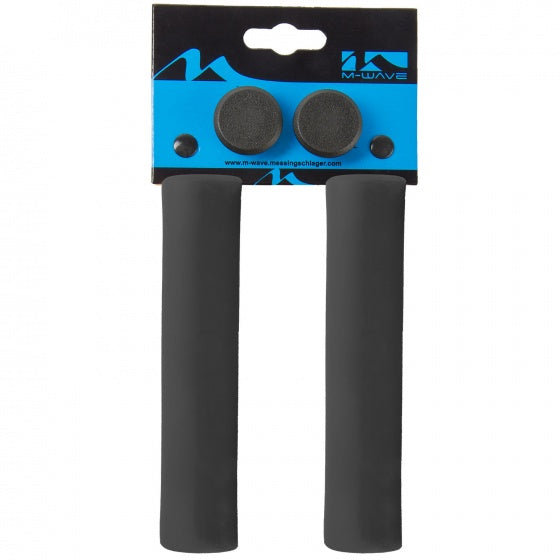 handvatten 130 mm zwart siliconen per set