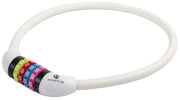 kabelslot cijfercombinatie 650 x 12 mm wit