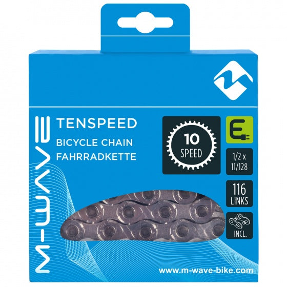 ketting e-bike 1/2 x 11/128 inch 116 schakels 10S zilver