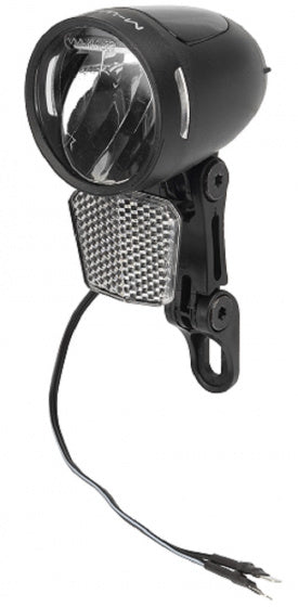 koplamp Apollon E 80 E-Bike LED aluminium zwart
