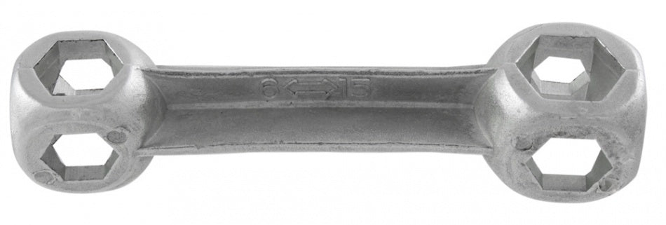 kopsleutel CG0202A 6-15 mm staal zilver 10 maten