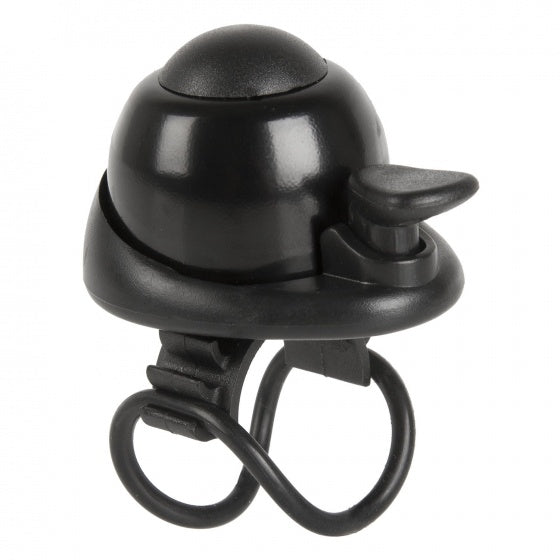 mini-fietsbel 34 mm aluminium zwart