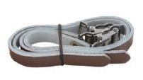Pedaal Riemen Bruin 40 cm Leer Per Paar