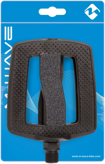 platformpedalen Steady Beach 97 x 89 mm staal zwart