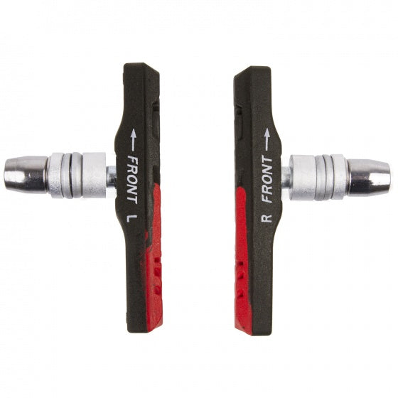 remblokken V-brake 72 mm zwart/zilver