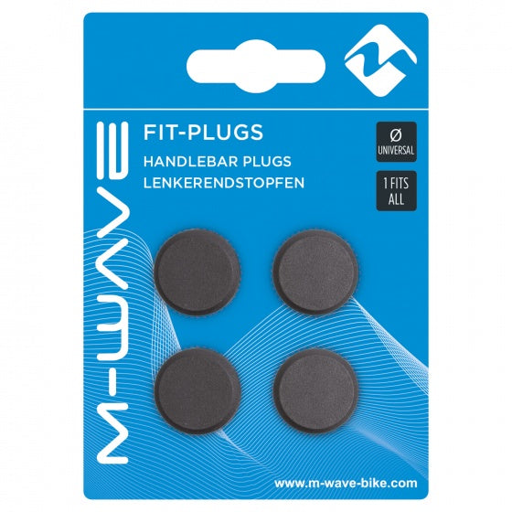 stuurdoppen Fit-Plugs zwart 4 stuks