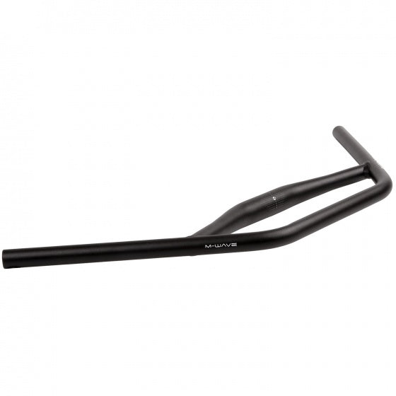 trekking-stuur met dubbele buis 660 mm zwart