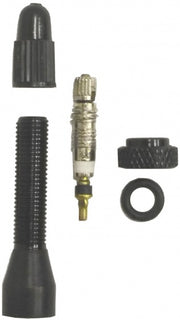 tubeless ventiel met bovenmoer 47 mm FV zwart 2 stuks