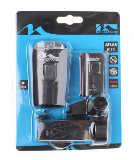 verlichtingsset Atlas K11 led zwart