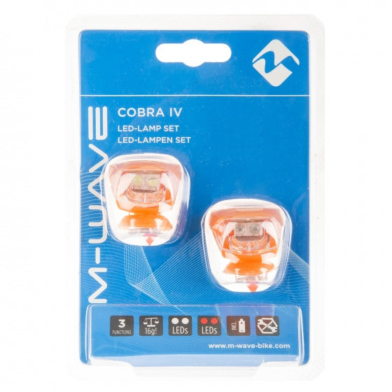 Verlichtingsset LED Oranje 2 Stuks