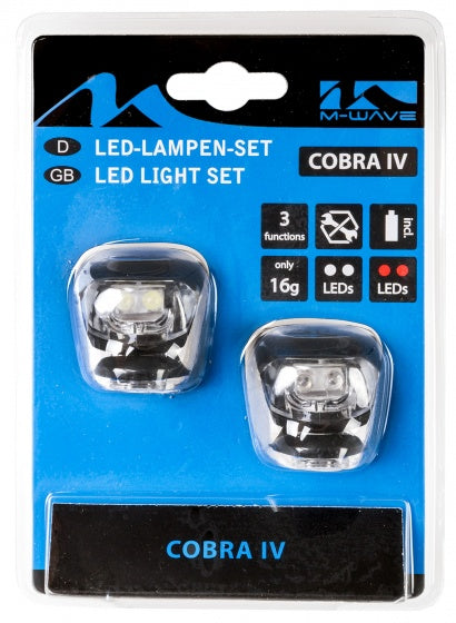 Verlichtingsset LED Zwart 2 Stuks