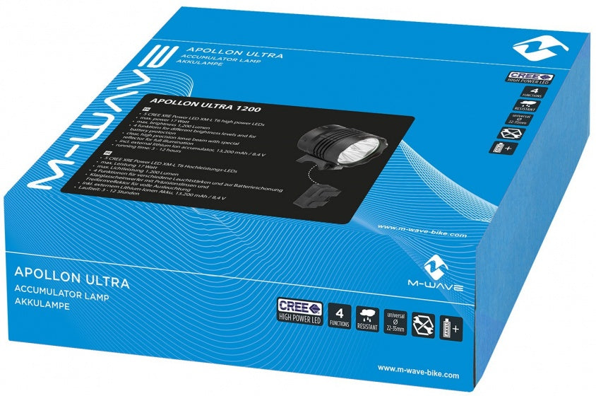 voorlicht Apollon Ultra 1200 led zwart