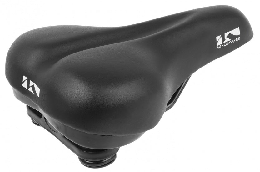 Zadel stadsfiets 260 x 185 mm zwart maat M