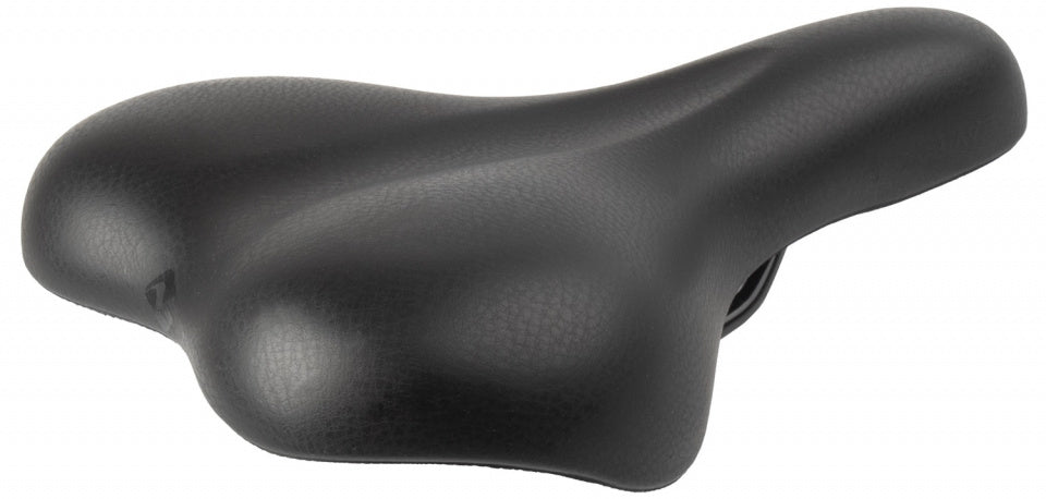 zadel Vacu City 268 x 190 mm elastomeer/staal zwart