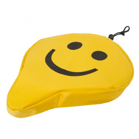 Zadeldek Smiley universeel 250 x 230 mm geel