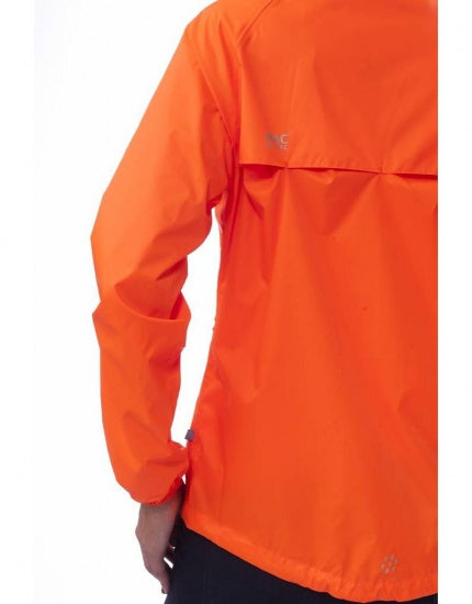 Regenjas Neon Unisex Oranje Maat XL