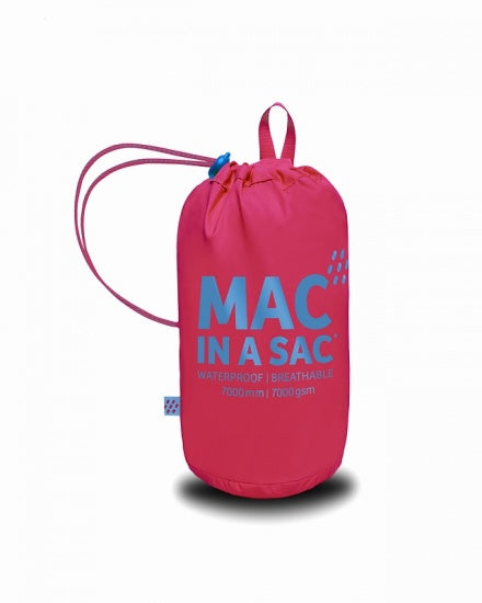Regenjas Neon Unisex Roze Maat XS