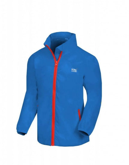Regenjas Origin Junior Blauw Maat 116/122