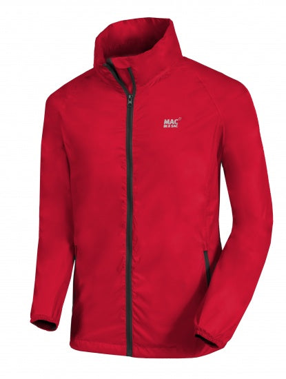 Regenjas Origin Unisex Rood Maat XS