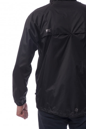 Regenjas Origin Unisex Zwart Maat 3XL