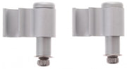 remleidinghouders set zilver 2 stuks