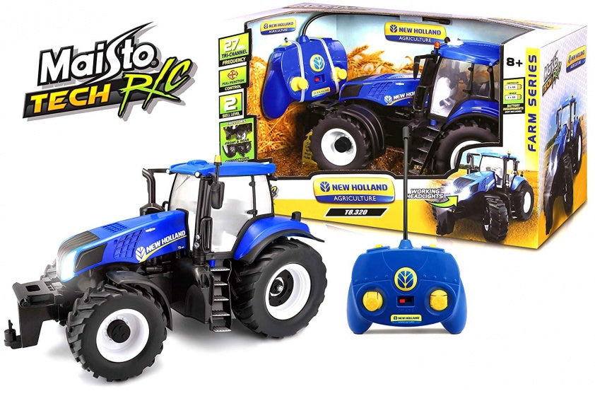 RC tractor New Holland 1:16 blauw