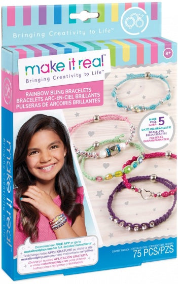 Rainbow Bling armbanden maken 75-delig