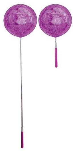 telescopisch visnet paars 37-85 cm