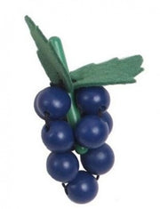 Druiventros hout 10 cm blauw