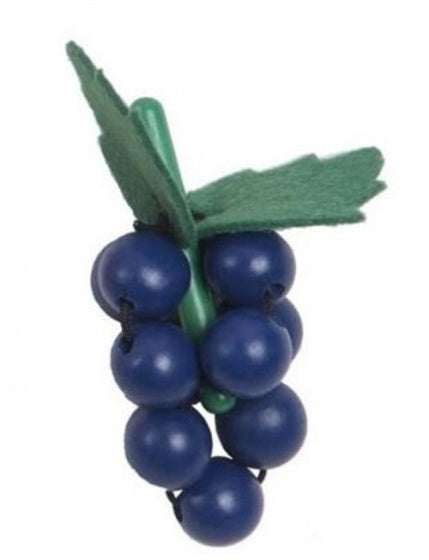 Druiventros hout 10 cm blauw