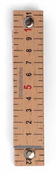 meetlat hout bruin 32 cm